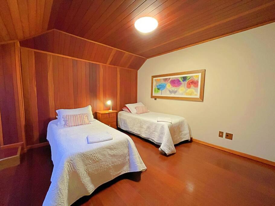 Aconchegante Apto 3 Dorm. Com Piscina Aquecida Gramado Bagian luar foto